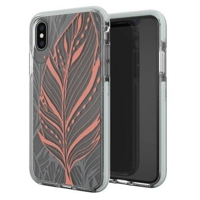 Gear4 Victoria Series Phone Case for iPhone XS Max - Clear / Tribal Leaf by Gear4 - Refurbished - Brand New condition - US$8.28