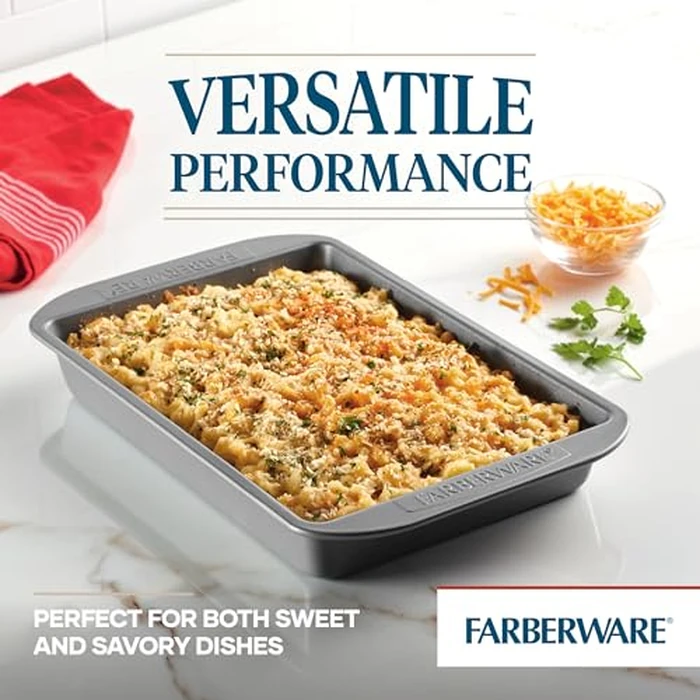 Farberware Nonstick Bakeware Covered Cake Pan, 9-Inch x 13-Inch by Farberware - Image 3