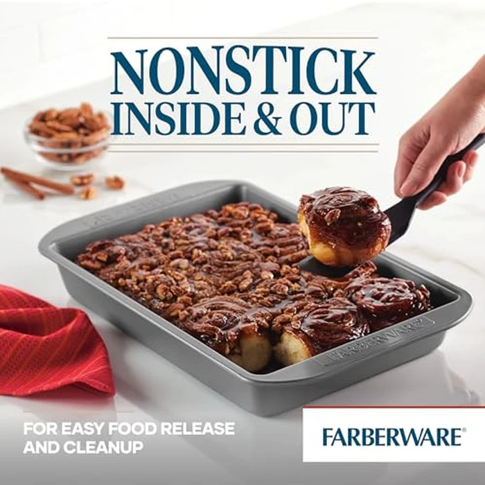 Farberware Nonstick Bakeware Covered Cake Pan, 9-Inch x 13-Inch by Farberware - Image 5