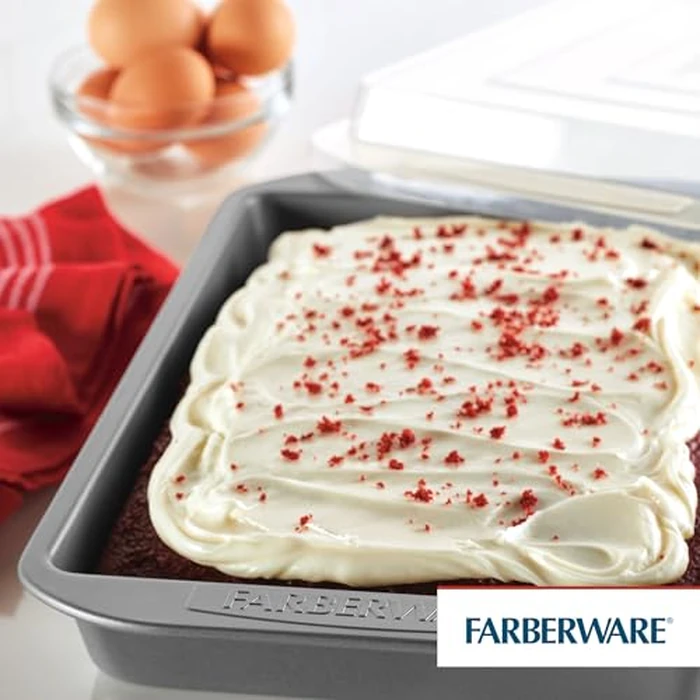 Farberware Nonstick Bakeware Covered Cake Pan, 9-Inch x 13-Inch by Farberware - Image 6