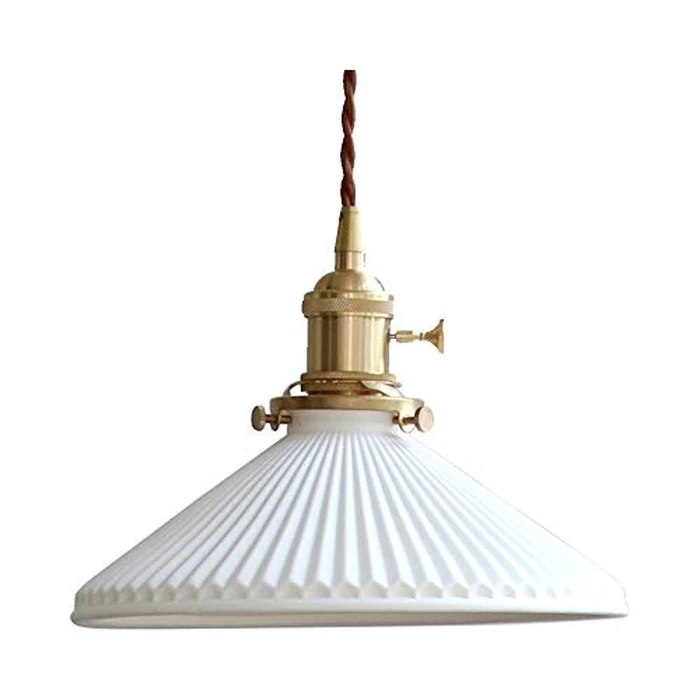 H XD GLOBAL E27 Modern Minimalist Creative Pendant Light, White Ceramic Chandelier, Dining Room Hanging Lamp, Bedroom Bedside Bar Hanging Light,Living Room Pendant Lamp by H XD GLOBAL - Used - Very Good condition