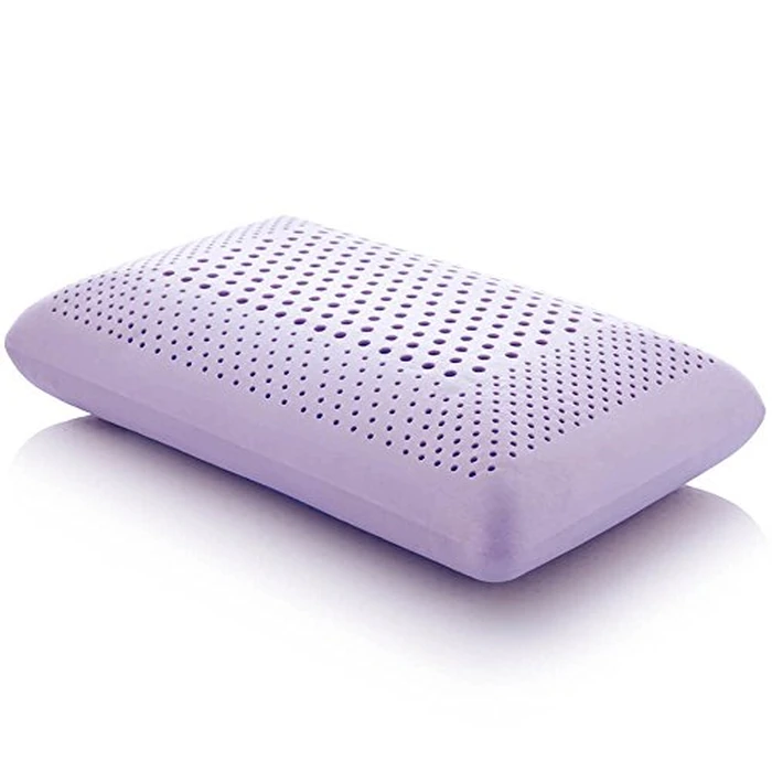 MALOUF Z Zoned Dough Memory Foam Infused with Real Natural Lavender Oil Aromatherapy Pillow Spray Included-Queen, purple by MALOUF - Image 1