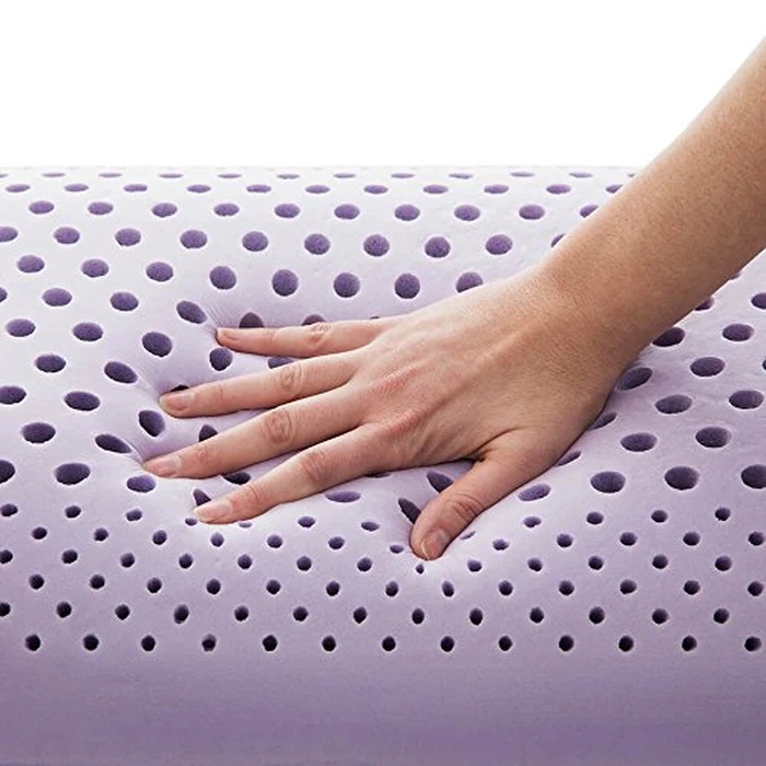 MALOUF Z Zoned Dough Memory Foam Infused with Real Natural Lavender Oil Aromatherapy Pillow Spray Included-Queen, purple by MALOUF - Image 4
