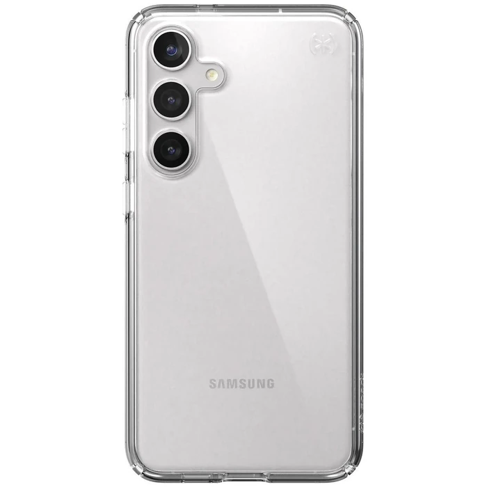 Speck Presidio Perfect-Clear Phone Case for Samsung Galaxy S24+ - Clear by Speck - Refurbished - Acceptable condition