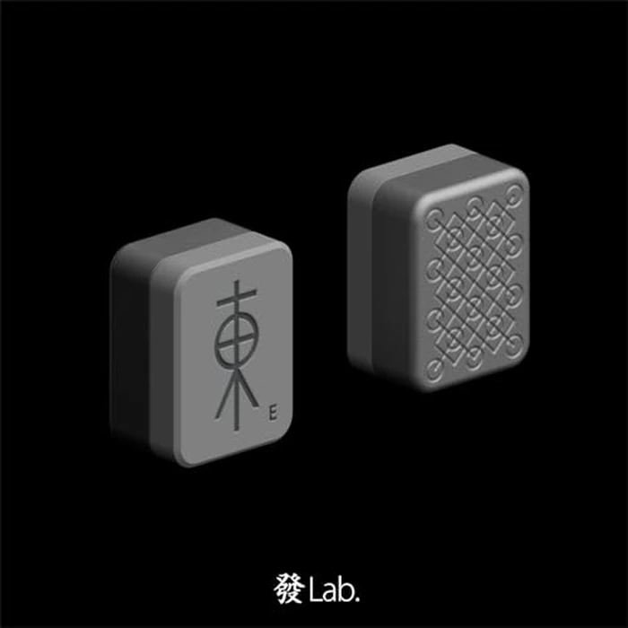 Green Dragon Lab Mono Mahjong Set - Premium Standard Chinese Mahjong with 144 Tiles + 4 Jokers, High-End Aluminum & Acrylic Construction, Dual-Language Rulebook, Lux Storage Case(專業中式麻將) by Pochita - Image 2