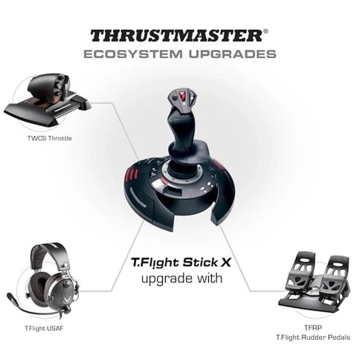 Thrustmaster T-Flight Stick X (Compatible with Windows PC) by Thrustmaster - Image 3