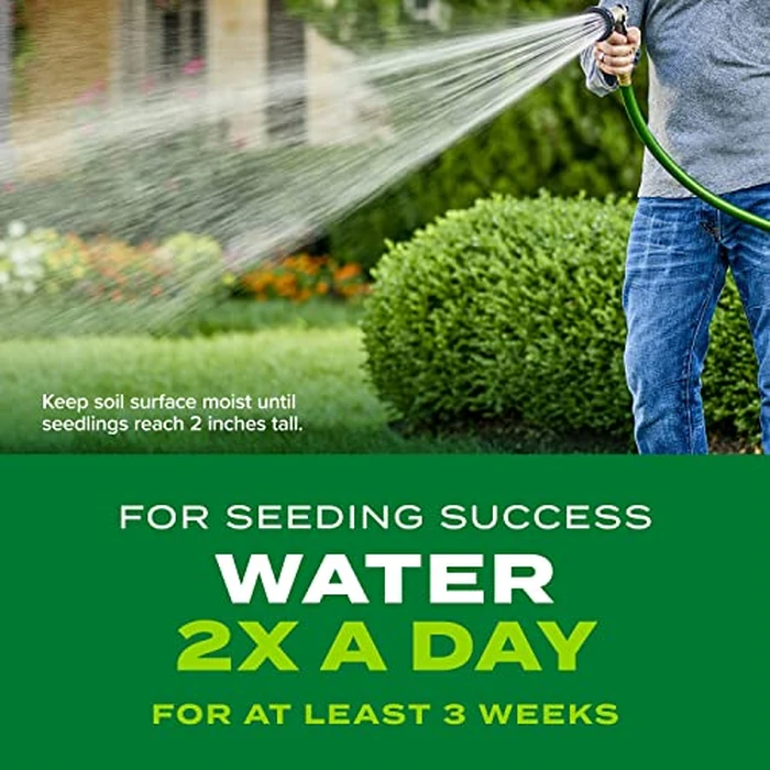 Scotts Turf Builder Rapid Grass Sun and Shade Mix - Combination Grass Seed & Lawn Fertilizer, Covers Up to 2,800 sq. ft., 5.6 lb. by Scotts - Image 5