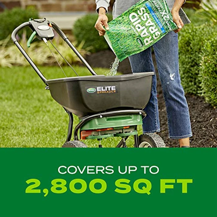 Scotts Turf Builder Rapid Grass Sun and Shade Mix - Combination Grass Seed & Lawn Fertilizer, Covers Up to 2,800 sq. ft., 5.6 lb. by Scotts - Image 8