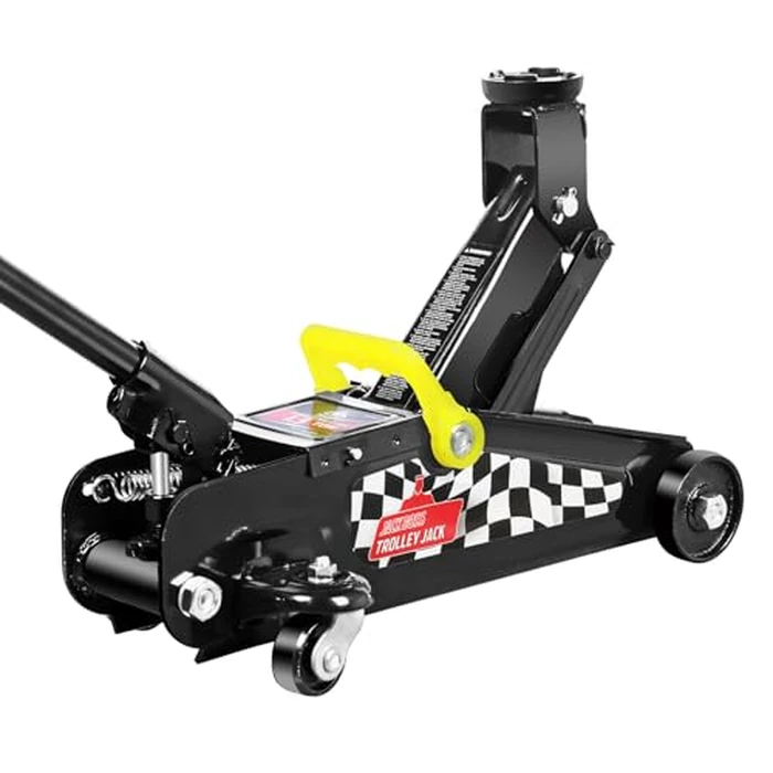 Jack Boss Floor Jack 1.5 Ton (3,000 LBs) Hydraulic Car Jack, Lifting Range from 5.1 Inch to 12.6 Inch, Fits Sedans Automotive Black by Jack Boss - Used - Acceptable condition - US$33.17