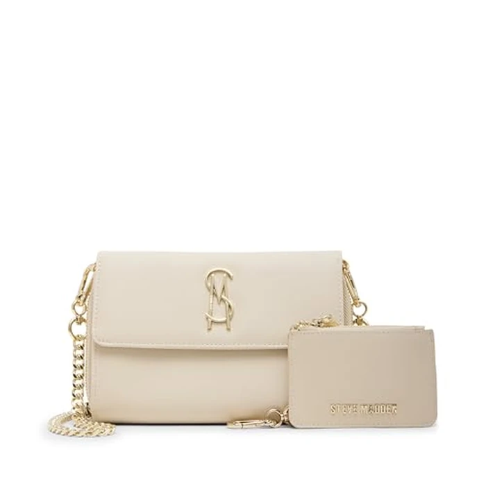 STEVE MADDEN Carina-B Wallet Crossbody with Pouch Gift Set, Sand by Steve Madden - Used - Like New condition