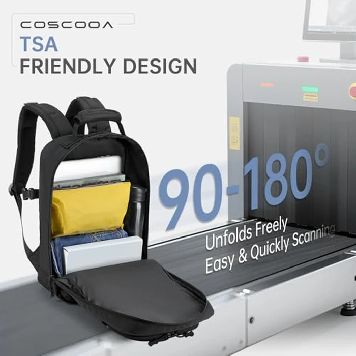 COSCOOA Small Travel Backpack 20L,Personal Item Bag 40x30x15cm,Flight Approved Underseat Travel Bag,Carry on Luggage Bag,Mochila de Viaje,Cabin Size Backpack by COSCOOA - Image 6