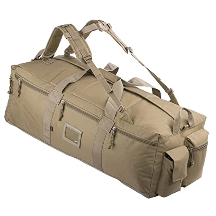 XMILPAX Large Military Duffle Bag Tactical Gear Load Out Bag Deployment Cargo Bag Travel Sports Equipment Duffel Luggage Bag with Backpack Straps 90L Coyote TAN by XMILPAX - Image 1