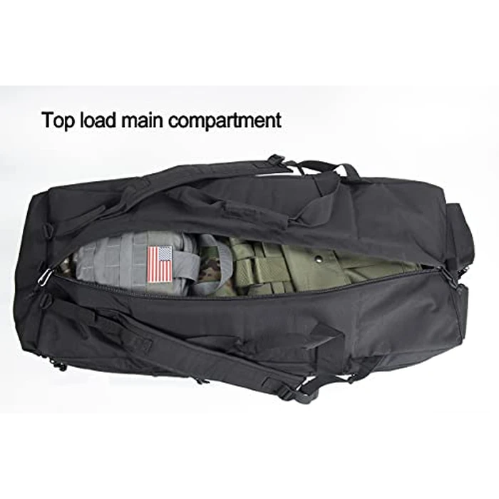 XMILPAX Large Military Duffle Bag Tactical Gear Load Out Bag Deployment Cargo Bag Travel Sports Equipment Duffel Luggage Bag with Backpack Straps 90L Coyote TAN by XMILPAX - Image 9