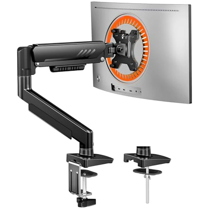 ErGear Single Monitor Arm, Adjustable Gaming Monitor Mount for 13-34 Inch Screens, Fast Install Computer Monitor Stand with Tool-Free VESA Mount, Cable Management, Holds 19.8 lbs, Max VESA 100x100mm by Ergear - Used - Acceptable condition - CA$31.99