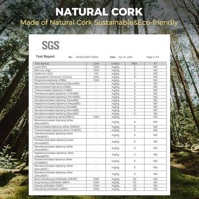 U&M Cork Yoga Blocks 2 Pack, 9"x6"x4" High-Density Natural Cork Yoga Blocks - Odor-Resistant, Non-Slip & Non-Toxic for Yoga, Pilates, Stretching, General Fitness & Toning (Sunflower) by U&M - Image 5