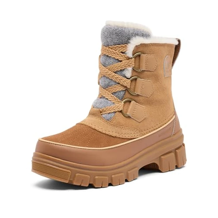 Sorel Women's Tivoli V Waterproof Winter Boot, Tawny Buff/Velvet Tan, 8.5 by Sorel - Image 1