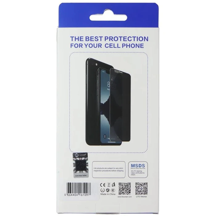 LITO D+ Privacy Glass Screen Protector for iPhone 14 Pro (2 Pack) - Privacy by LITO - Image 2