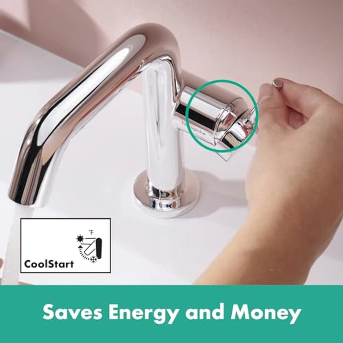 hansgrohe Tecturis S -Handle -Hole 6-inch Tall Bathroom Sink Faucet in Chrome, 73321001 by Hansgrohe - Image 8
