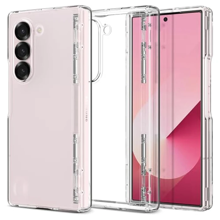 Spigen Ultra Hybrid Pro Designed for Galaxy Z Fold 6 Case (2024) [Hinge Protection] [Anti-Yellowing] - Crystal Clear by Spigen - Image 1