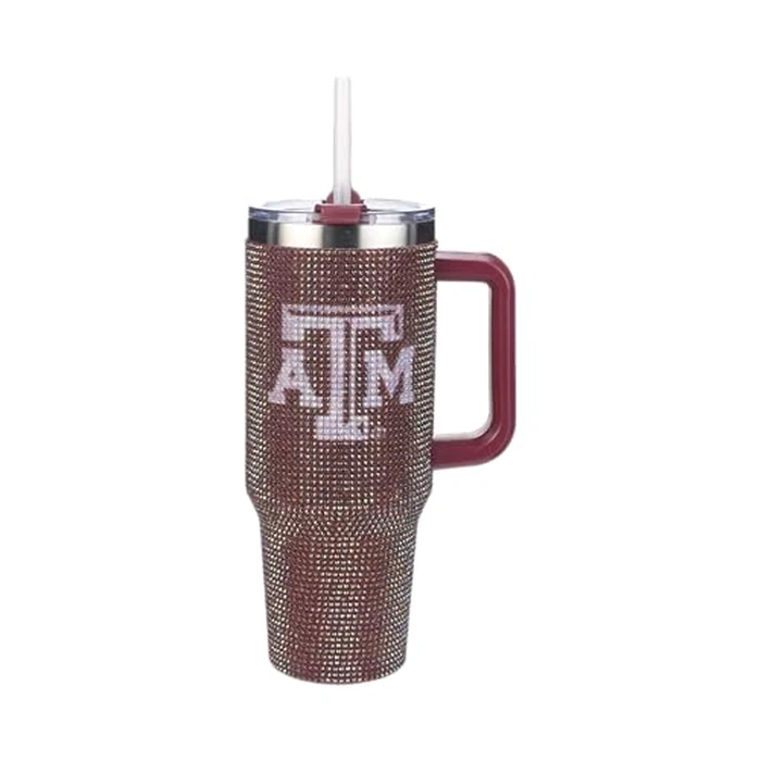 The Memory Company Officially Licensed 46oz TC Bling Game Day Tumbler with Vintage Logo, Texas A&M University by The Memory Company - Used - Like New condition - US$23.52