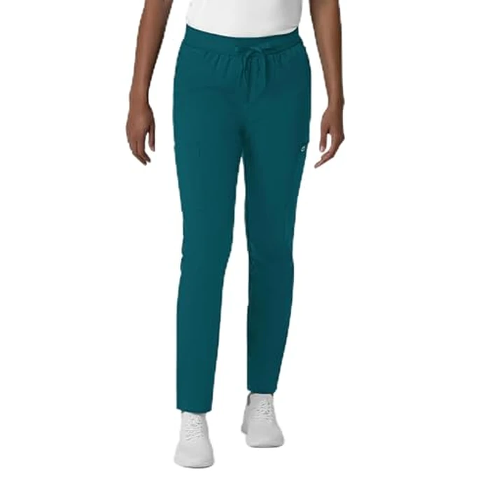 WonderWink Women's Flex-n-Reach Track Scrub Pant - Caribbean, XL Petite by WINK - Used - Like New condition - US$13.61