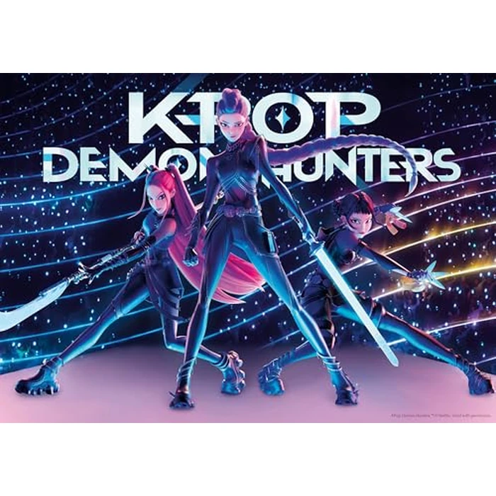 Buffalo Games - HUNTR/X - 500 Piece Kpop Demon Hunters Foil Jigsaw Puzzle - Colorful Puzzles - Precision-Cut Pieces, Beautiful Artwork, and Hours of Fun by CEACO - Image 2