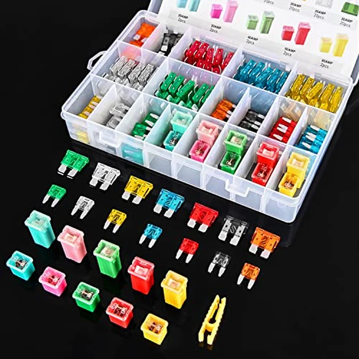 Nilight Blade Jcase Car Fuse Assortment Kit 5A 7.5A 10A 15A 20A 25A 30A Standard Mini Fuses 20A 30A 40A 50A 60A Low Tall STD Profile Fuses for Car Truck, 2 Years Warranty, 250PCS Fuses + Box fuses by Nilight - Image 8