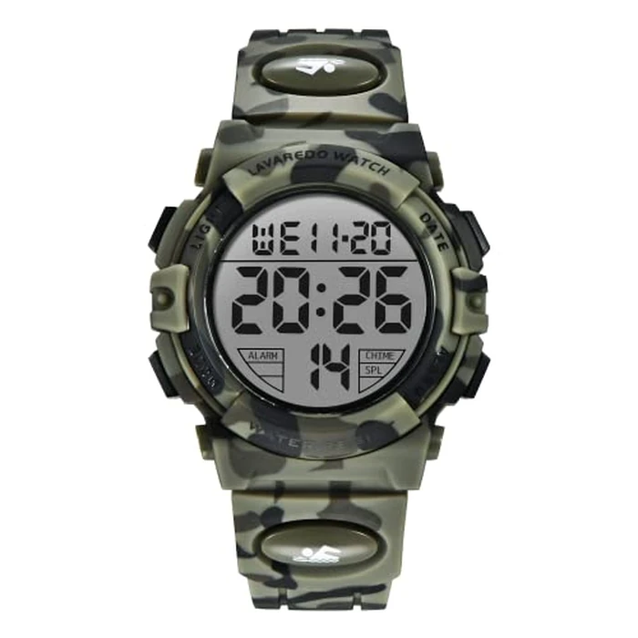 A ALPS Boys Watch, 3-15 Year Old Boys, Digital Sport Outdoor Multifunctional Chronograph LED 50M Waterproof Alarm Calendar, Silicone Band, Kids Gift by A ALPS - Used - Like New condition - US$15.33