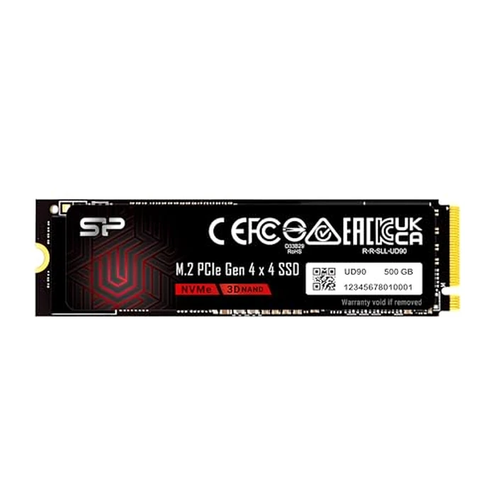 Silicon Power 500GB UD90 NVMe 4.0 Gen4 PCIe M.2 SSD R/W up to 5,000/2,700 MB/s (SP500GBP44UD9005) by SP Silicon Power - Used - Very Good condition