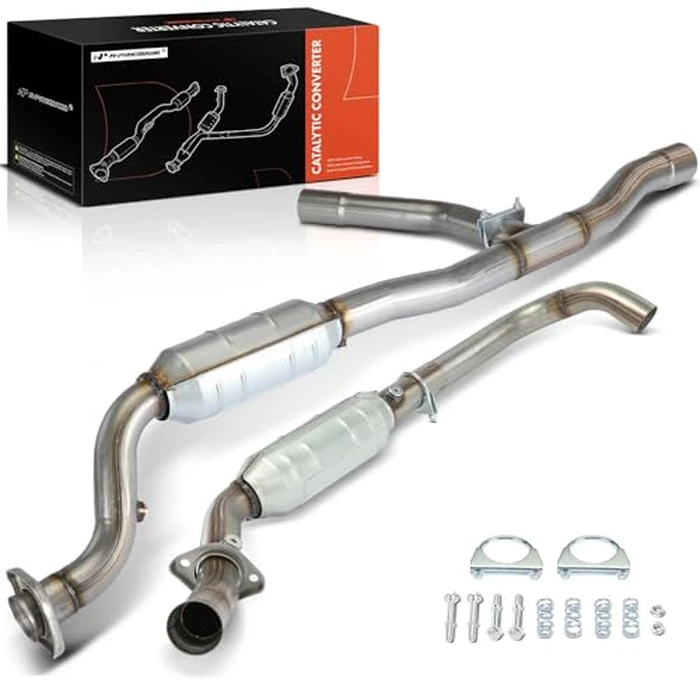 A-Premium Left & Right 2-PC Catalytic Converter Kit Direct-Fit Compatible with Dodge Ram 1500 2004 2005, 5.7L, E.P.A. Compliant by A-Premium - Used - Good condition - US$334.44