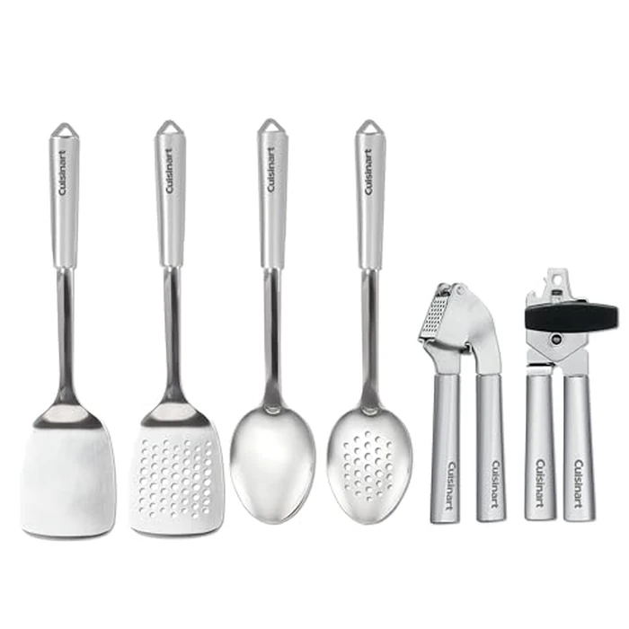 Cuisinart 6-Piece Stainless Steel Kitchen Utensils Set, Fusion Pro Collection (CTG-14-6PTC) by Cuisinart - Image 1