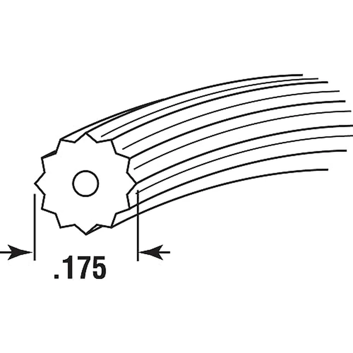 Prime-Line P 7682 Screen Retainer Spline, 0.175 In., 500 ft. Roll, Gray (1 Roll) by PRIME-LINE - Image 2