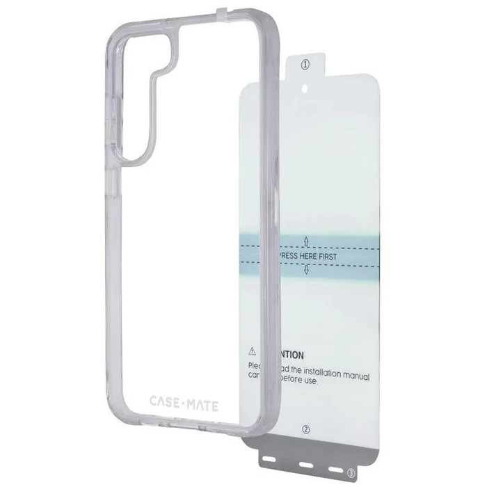Case-Mate Protection Pack Phone Case & Screen Protector for Samsung Galaxy S23+ - Clear by Case-Mate - Refurbished - Brand New condition