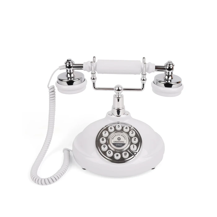 FESTRING Audio Guest Book Wedding Phone, Audio Guest Book Recording After The Tone, Leave a Message Phone for Weddings, Graduations, Birthdays (Retro White) by FESTRING - Image 1