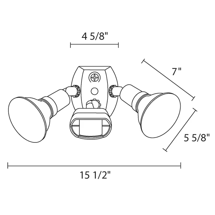 RAB Lighting GT500RW/L LED Motion Sensor Light Outdoor | 3600 Lumen PAR38 Security Flood Light, 3000K 4000K 5000K Selectable, 110 degrees Detection, Wet Rated Outdoor Security Light by RAB Lighting - Used - Very Good condition