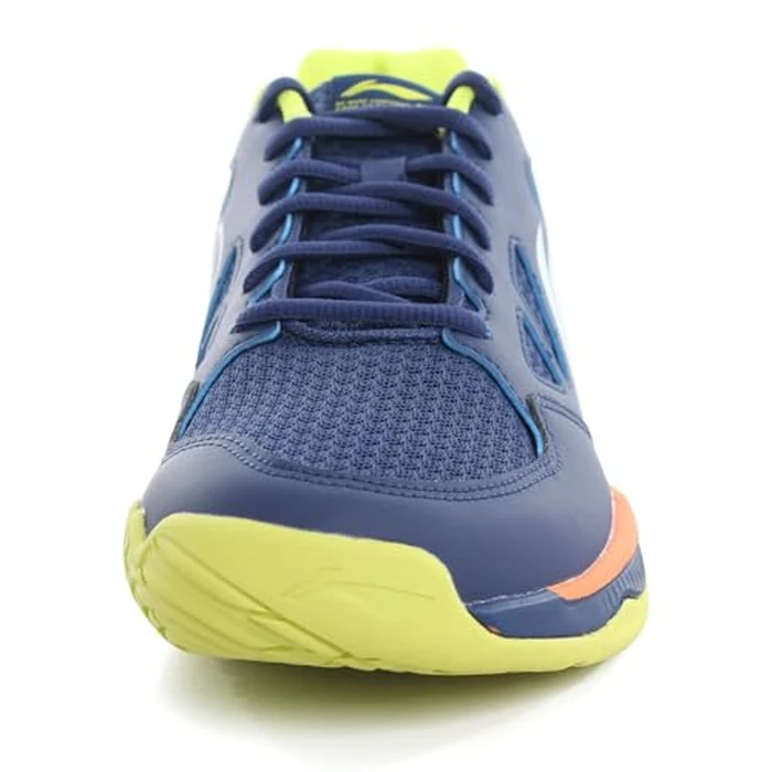 LI-NING Halberd Strike Unisex Badminton Shoes Anti-Slip Featherlight Rebound Professional Training Sports Sneakers Blueprint/Sulphur Spring US 9.5 by LI-NING - Image 6
