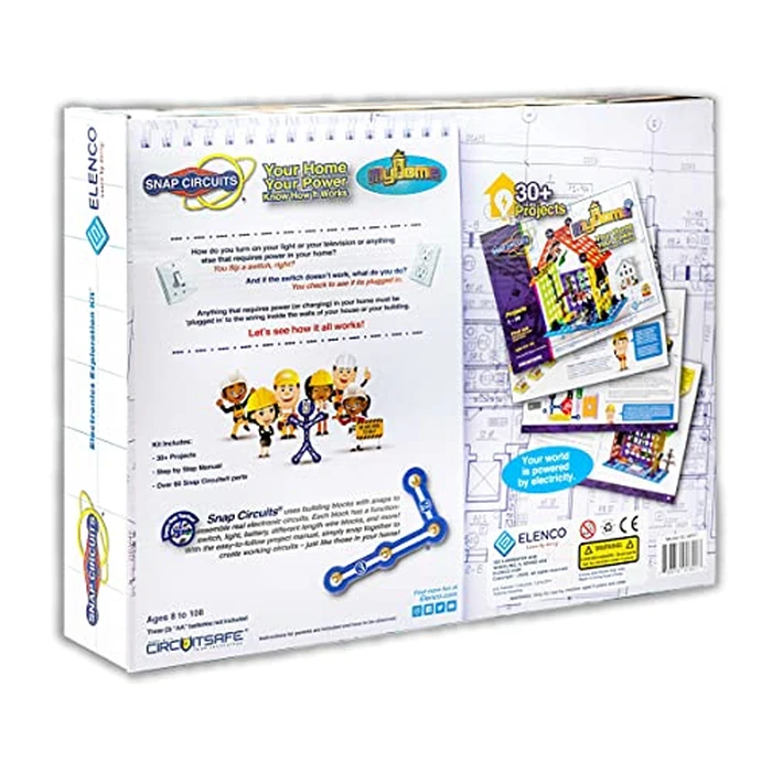 Snap Circuits Elenco My Home Electronics Building Kit for Kids Ages 8 and Up by Snap Circuits - Image 2
