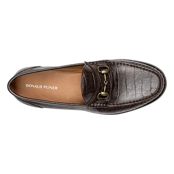 Donald Pliner Mens Nickolas Crocco, Dark Brown 11 by Donald J Pliner - Image 2