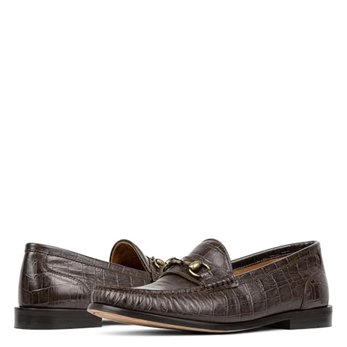 Donald Pliner Mens Nickolas Crocco, Dark Brown 11 by Donald J Pliner - Image 4