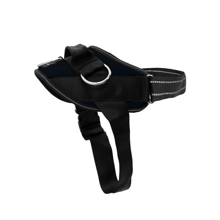 ShawnCo Essential Dog Harness, No-Pull Pet Vest with 3 Leash Clips, No Choke, Reflective, Adjustable and Padded, for Easy Walking and Training for Small, Medium and Large Dogs (Midnight, L) by SHAWNCO - Used - Very Good condition - US$29.93