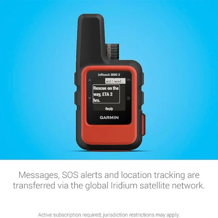 Garmin inReach Mini 2, Lightweight and Compact Satellite Communicator, Hiking Handheld, Orange - 010-02602-00 by Garmin - Image 3