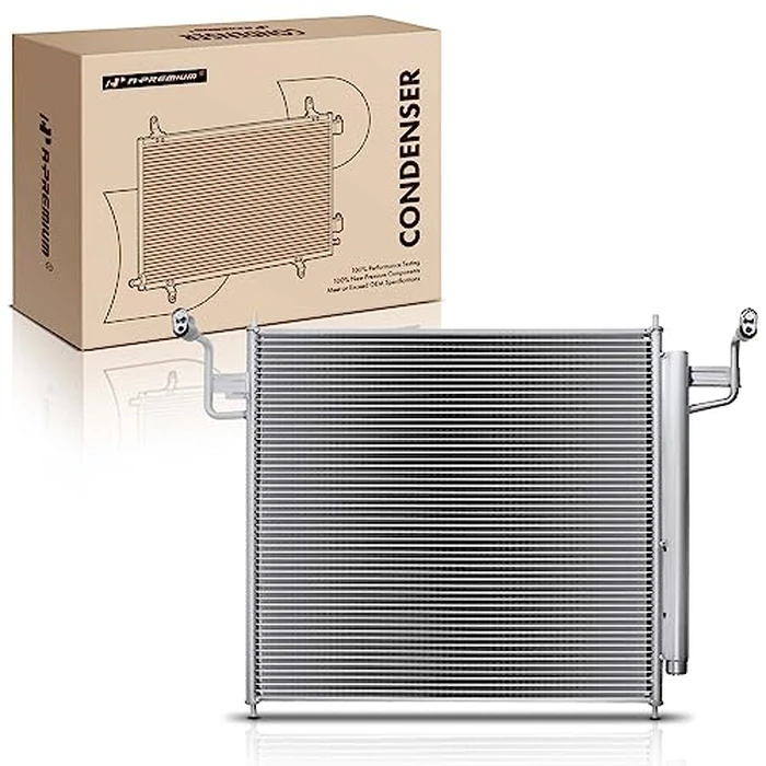 A-Premium Air Conditioning A/C Condenser Compatible with Nissan Titan 2004-2015, Armada 2005-2015, Pathfinder Armada & Infiniti QX56 2004-2010, V8 5.6L, Replace# 921007S200 by A-premium - Image 1