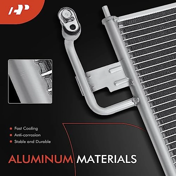 A-Premium Air Conditioning A/C Condenser Compatible with Nissan Titan 2004-2015, Armada 2005-2015, Pathfinder Armada & Infiniti QX56 2004-2010, V8 5.6L, Replace# 921007S200 by A-premium - Image 2