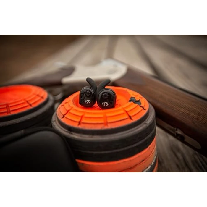 Walker's Wireless NRR25dB Electronic Sound Suppression Hearing Protection Earbuds for Shooting, Hunting, Range, Black by Walker's - Image 2