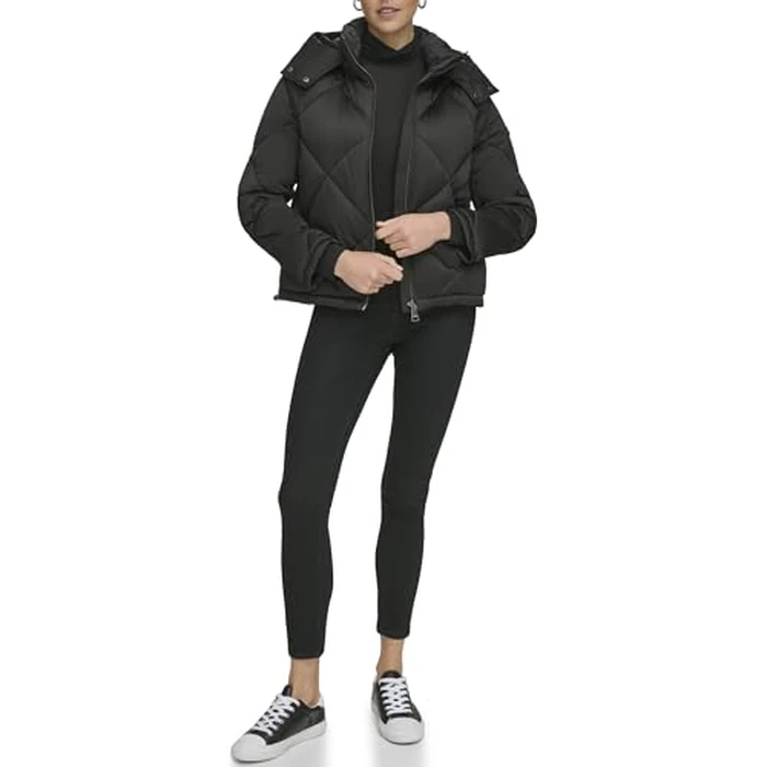 Calvin Klein Women's Outerwear,Black,S by Calvin Klein - Used - Like New condition - US$87.11