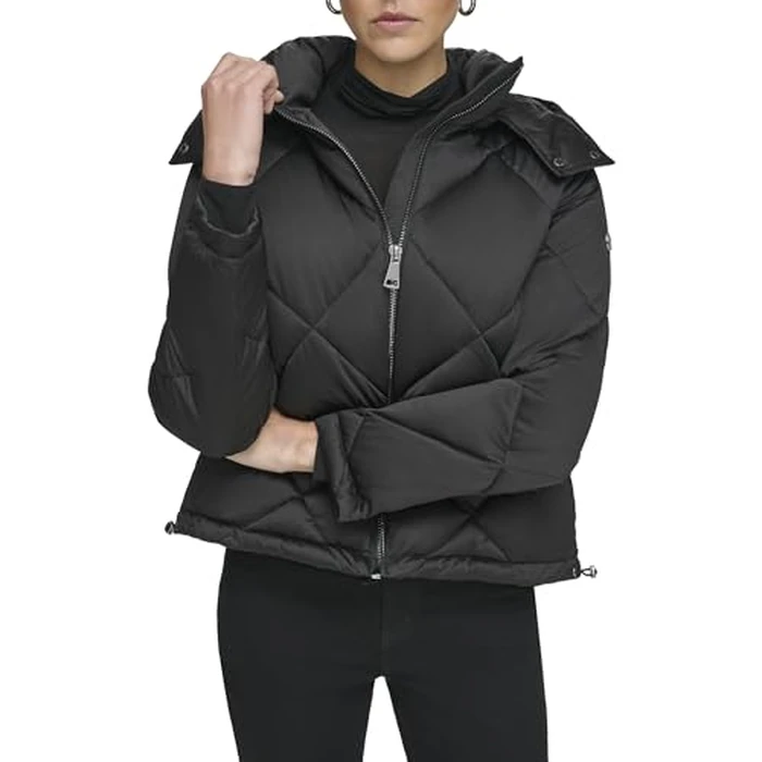 Calvin Klein Women's Outerwear,Black,S by Calvin Klein - Image 2