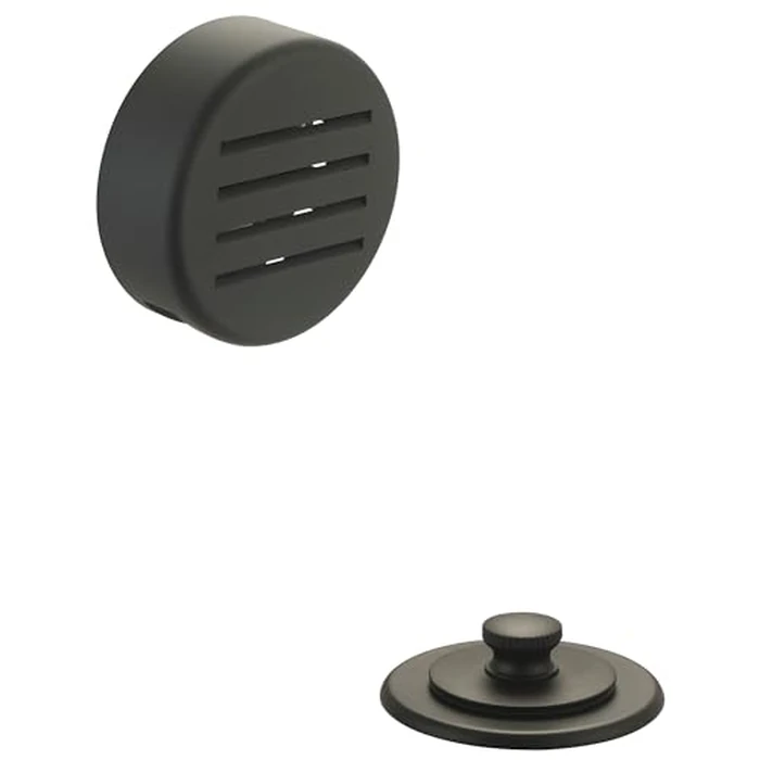 Olympia D-820T-MB Overflow and Waste Drain Trim Kit Matte Black by Olympia - Image 1