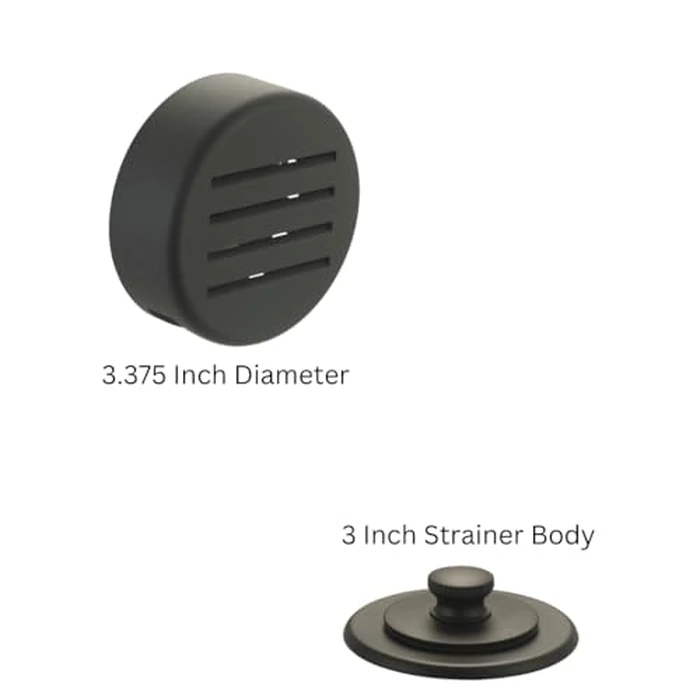 Olympia D-820T-MB Overflow and Waste Drain Trim Kit Matte Black by Olympia - Image 3