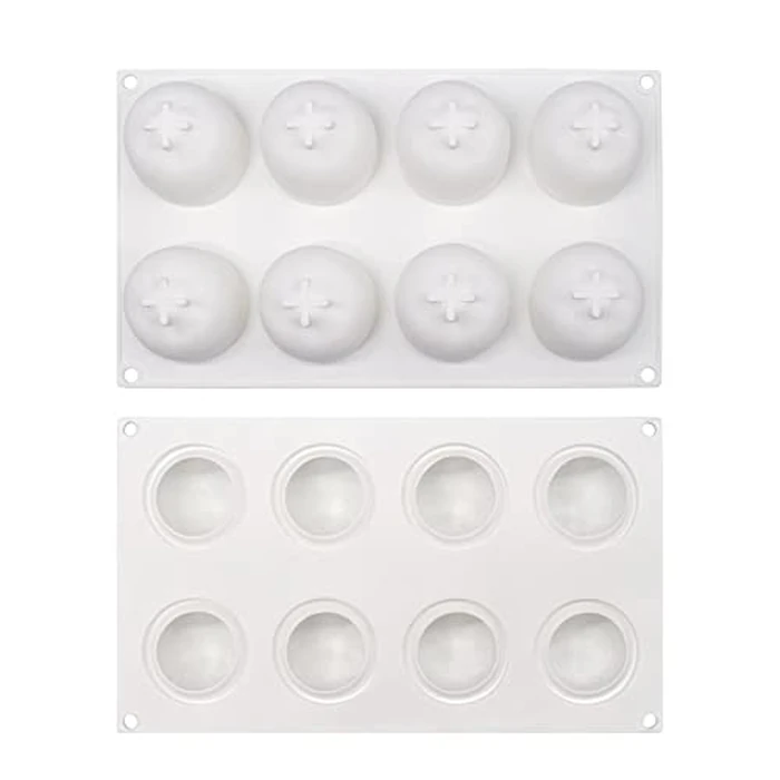 Silicone Mold Dessert Silicone Cake Mold For Baking Fondant Mould Fruit Shape Sugar Candy Jelly Bakeware Chocolates Mould (Orange J_11.68x6.84x2.32 inch) by mostsom - Image 2