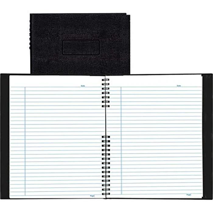 Blueline NotePro Executive Journal, Black, 11" x 8.5", 200 Pages (A10200.BLK) by BLUELINE - Used - Acceptable condition - CA$8.25